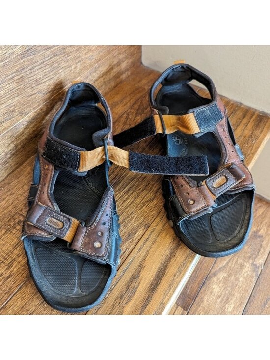 Timberland Leather Sandals, Brown & Black Walking Shoes mens Size 9 main image 9